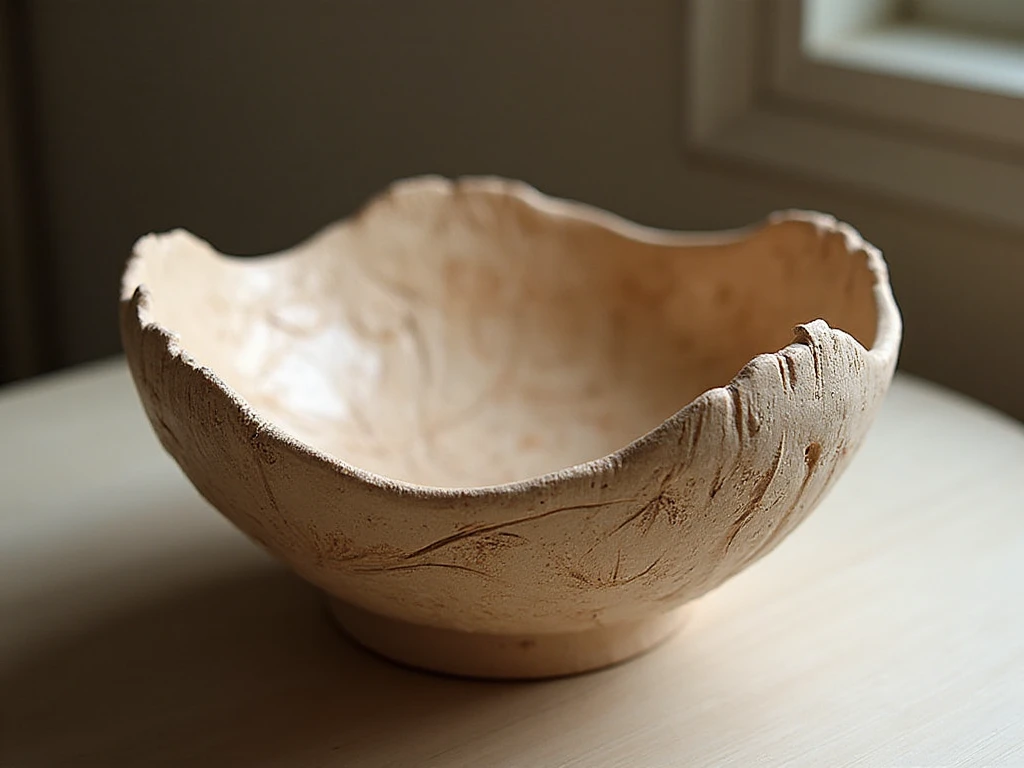 Handmade decorative bowl
